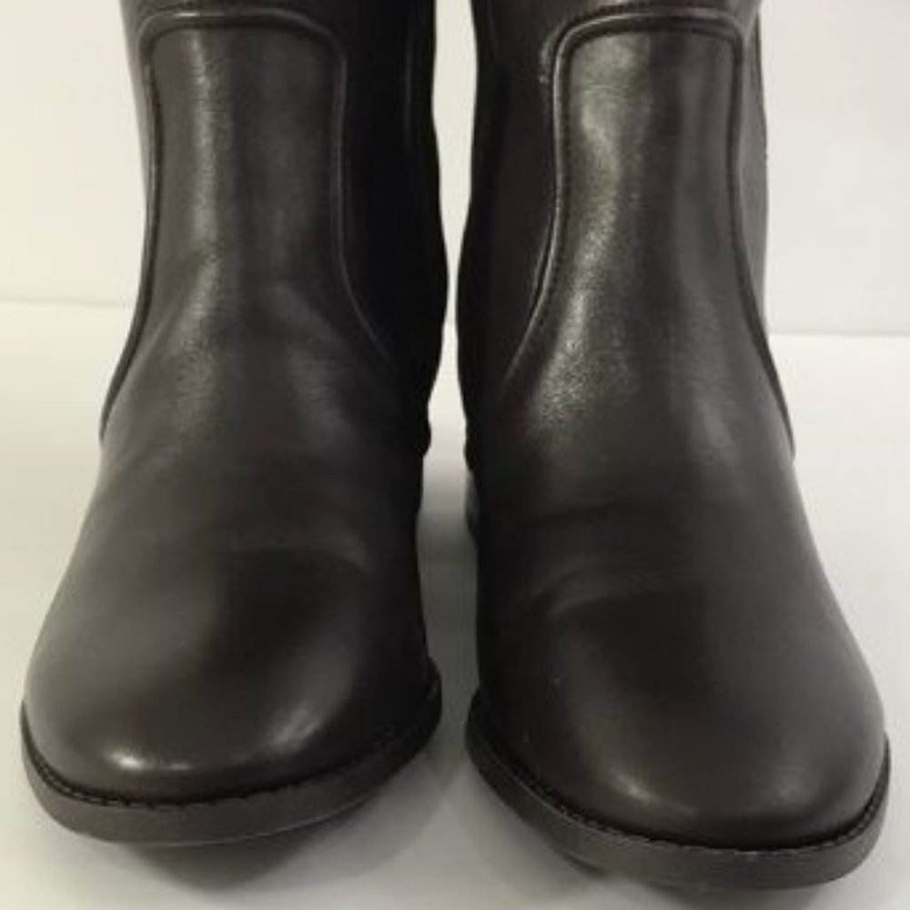 Marc Fisher Wide Calf Leather Tall Shaft Boots - Picture 10 of 11